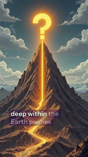 How Mountains Form #science #mountains #shorts