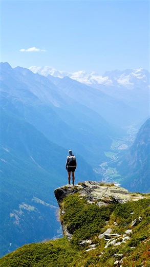 Kraig Adams on Instagram: "Hiking 100 miles on the haute Route in Switzerland. 7 days of hiking hut to hut with a small group of subscribers. Classic Swiss experience of cheese, beer and grassy mountains. Special thanks to @wearevagabondtrails for managing the trip."