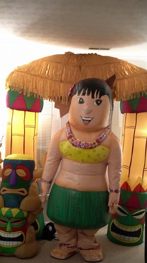 #inflatablecostume #inflatablehulagirl