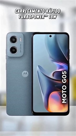 Pronto e Meu on Instagram: "O Motorola Moto G05 é o rei do custo-benefício. Olha por quê: tela gigante de 6.7”, câmera de 50MP com IA e Night Vision automático, selfie de 8MP, 12GB de RAM com RAM Boost, 128GB de armazenamento expansível até 1TB. É rápido, bonito, completo e barato. Então já deixa o like, compartilha com quem está procurando celular novo e garante o seu antes que o preço suba.” >>>>> Link na Bio