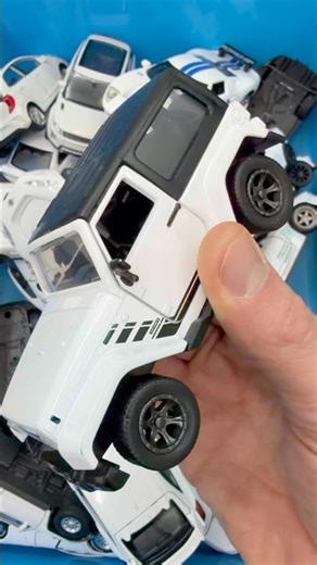 Scale Model Car Display | White Diecast Edition