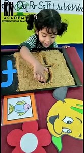 20 reactions | Letter formation using sand tray by playgroup Knanians The use of sand trays provides kinesthetic practice for pre-writing letter formation and letter practice www.knacademy.edu.pk Call: 0300-0773409 0341-7761777 Near Malir Cantt. Check Post #3, Opposite Captain Farm Karachi. #KNAcademy #DaySchool #AdmissionOpen #KinderGarten #OLevel | KN Academy | Facebook