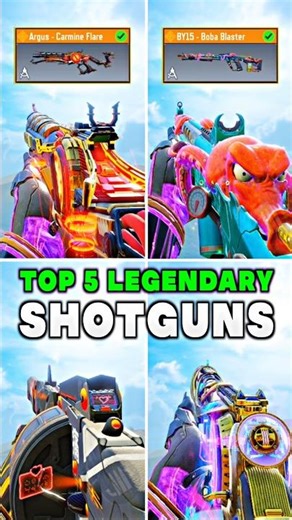Top 5 Best Legendary Shotguns In CODM