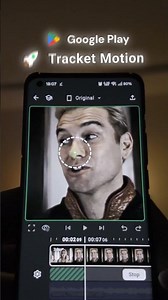 Testing my motion tracking video editor app for Android