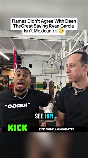 Flames Didn't Agree With Deen TheGreat Saying Ryan Garcia Isn't Mexican #ryangarcia #deenthegreat