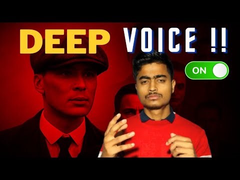 "DEEP VOICE " “The Secret to a Naturally Deep Voice (No One Told You This)”