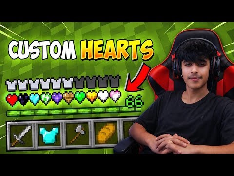 Minecraft But There Are Custom Hearts 😱 ‪@ProBoiz95‬