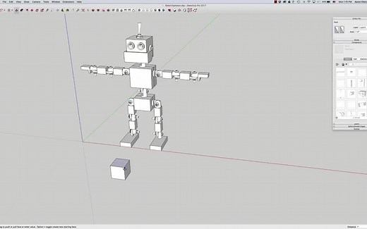 草图大师sketchup 爆炸结构图制作技巧Skill Builder_ Exploded Model