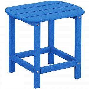 POLYWOOD South Beach 15" x 19" Pacific Blue Side Table