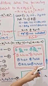 Last Minute: Kuhn Tucker Conditions - Quick Revision | @RamaReddyMathsAcademy | GATE 2026