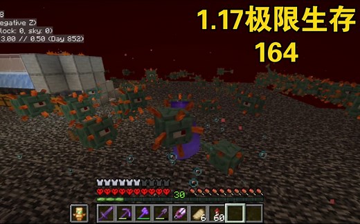 【我的世界】Java版1.17极限生存 164，有点小问题