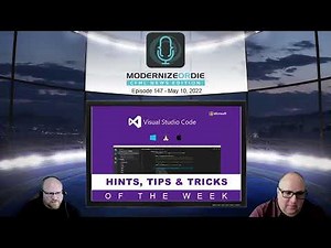 VScode Counter - VSCode Hint Tip and Trick of the Week - 5/10/22 - Episode 147