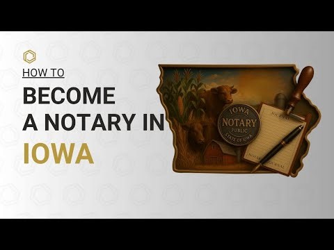 How To Become A Notary In Iowa