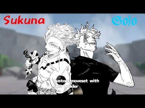 Heian Sukuna & Shinjuku Gojo custom moveset | TSB with skill builder mode