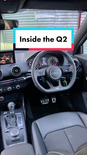 Let’s look inside the Audi Q2 🤯 #Audi #audiQ2 #Q2 #carsoftiktok #cartok