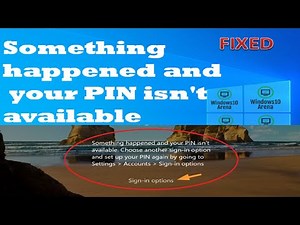 Something happened and your PIN isn't available | Fix Error 0x8009002d on Windows 10 | 100% Work |