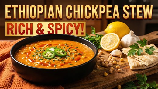 Ethiopian chickpea stew recipe simple and flavorful