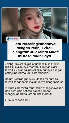 'Saya tidak Mengelak' Setelah Dijauhi Brand Julia Prastini Akhirnya Akui Selingkuh dari Na Daehoon
