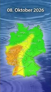 30 l/qm in 12 Stunden – vorübergehend richtig nass #Regen #Herbst