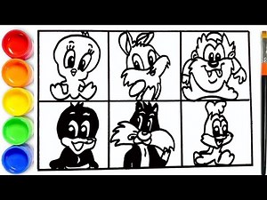 Baby Looney Tunes | How to draw Baby Looney Tunes all Characters | Drawing Baby Looney Tunes