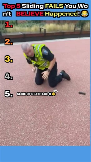 Top 5 Sliding Fails You Won’t Believe Happened! #youtubeshorts#Slidingfails #top5fails