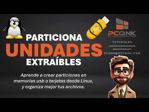 Crea particiones en USB o tarjetas en Linux si usar NI UNA SOLA LÍNEA DE CÓDIGO.