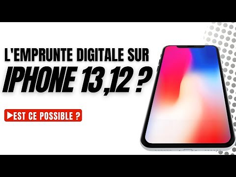 Ajouter l'empreinte digital sur l'iPhone 12 ou 13?
