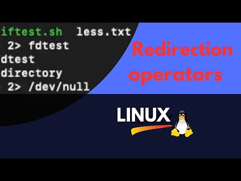 Linux Redirection Operators #linux #computerscience