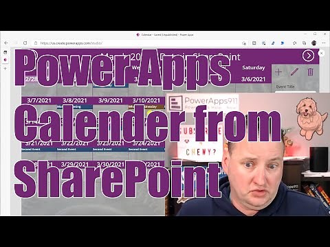 Power Apps Calendar with SharePoint Data