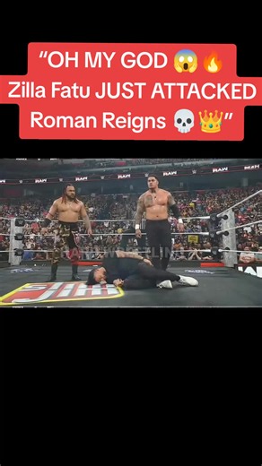 Zilla Fatu 😱🔥 just shocked the entire WWE universe 💀👀 Nobody expected him to go after Roman Reigns 👑🔥 The tension 😳 The aggression 💥 The chaos 💀⚡ Everything exploded in seconds 🔥👀 Fans are now asking one question 😱💀 Is the Bloodline falling apart?! 👑🔥 👉 Was Zilla right to attack Roman? 💬 Comment below! 👉 FOLLOW for more WWE insane moments#WWE #ZillaFatu #RomanReigns #Bloodline #TribalChief