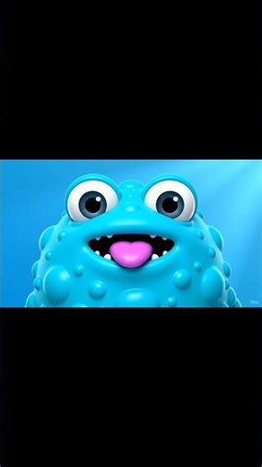 Elastic Tongue Monster 😛 | Satisfying ASMR Visual Loop #Satisfying #3DAnimation #Shorts #Loop #asmr