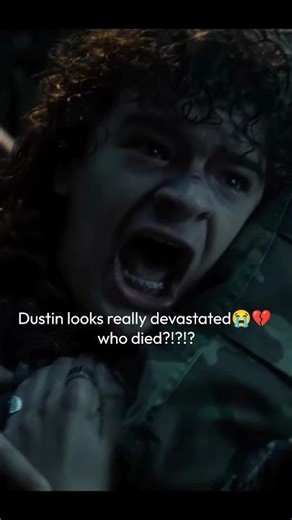 Dustin looks really devastated..who died? | Stranger things 5 finale