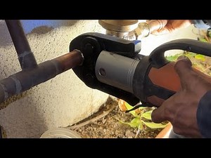 Pro Pressing 1inch fittings with the Vevor pro press and checking for leaks 💧.
