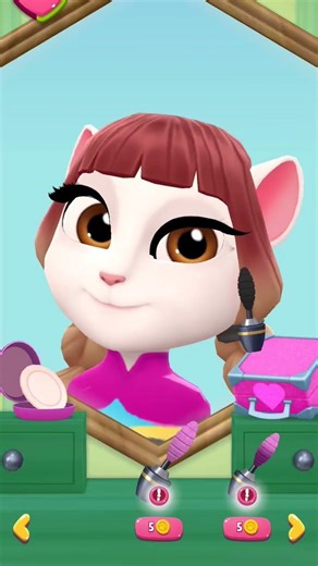 frozen Anna's makeover in my talking angela 2