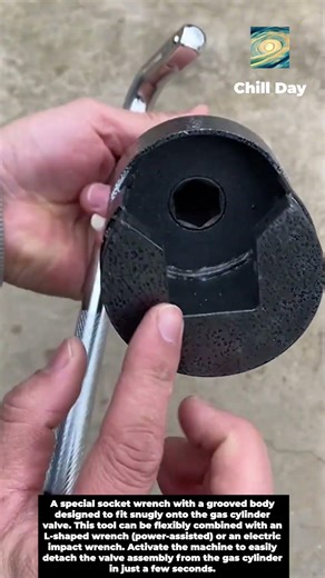 Specialized gas valve removal tool