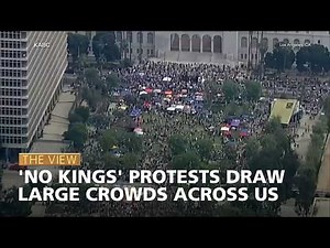 No Kings' Protests Draw Large Crowds Across US | The View