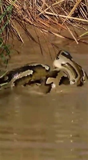 Python 🐍 vs Crocodile #python #shorts #wildlife