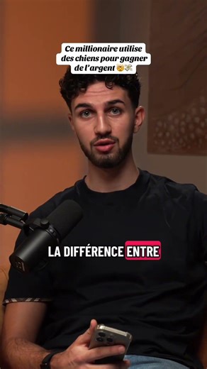 Ce millionaire gagne de l’argent grâce à des chiens 🤯💸 #money #business #dog #animals #mindset