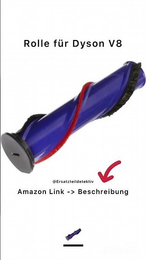 Dyson V8 Rolle wechseln, Dyson V8 Hartwalze tauschen, Ersatzteil finden