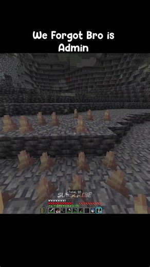 We Forgot Bro is Admin #minecraft