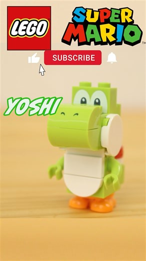 Lego Mario character Yoshi Speed Build #lego #nintendo #mario