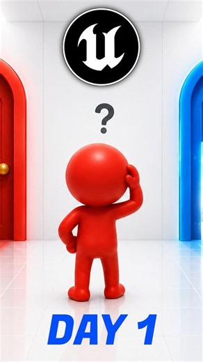 Create Your Own Viral Red Door Blue Door Game in Unreal Engine | Udemy Course #unrealengine #udemy