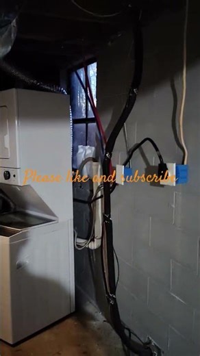 relocate stackable washer and dryer #handyman #home #diy