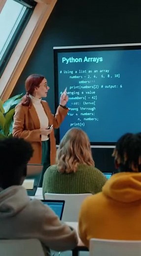 The Germany University teacher teach the basic of Arrays in python #loop #return #webdeveloper #code #coding #foryoupage❤️❤️ #fyp #arrays #arraypython