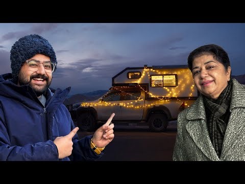 Maa reacts to my Campervan & a little fun trip..