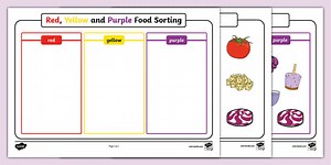 Colour Sorting Activity - Set 4