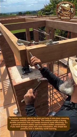 Perfect Timber Beam Joint Locking Hack You Must See!