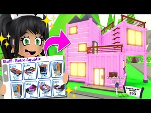 *NEW CONTAINER HOME & FURNITURE* ADOPT ME (roblox) AQUATIC UPDATE