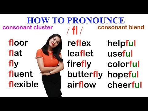 How to pronounce fl sound in English | consonant cluster | consonant blend | IPA