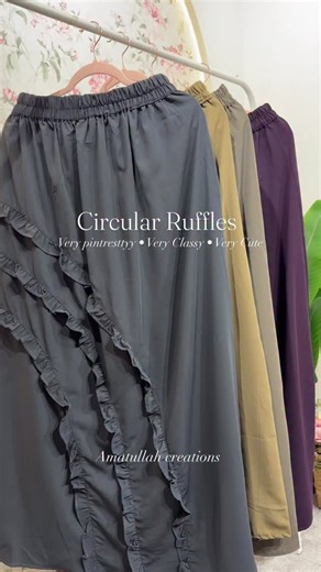 Amatullah Creations on Instagram: "Where art meets Rida 🤍 Circular ruffles inspired by the flowing strokes of Van Gogh’s paintings, turning movement into design. Crafted on a premium abaya base, this Rida feels light, playful, and effortlessly beautiful. A perfect go-to Rida cute, artistic, and very Pinterest-y. Made for days when you want comfort, creativity, and charm… all in one flow ✨ #amatullahcreationspune#amatullah#rida#ridas#dawoodibohra"